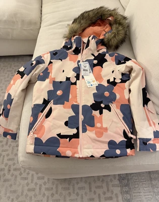 Precio de venta sugerido por el fabricante $160 (nuevo con etiquetas) nuevo con etiquetas - chaqueta Roxy Snow Pie niña niños (talla 10) Foto 1 de 2