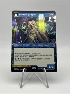 1x FOIL BORDERLESS Norman Osborn / Green Goblin mtg Marvel's Spider-Man NM 0220 - Bild 1 von 2
