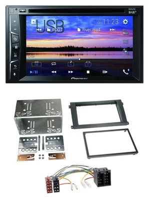 Pioneer Bluetooth 2DIN USB DVD DAB MP3 Autoradio für Porsche Cayenne 2002-2007 - Bild 1 von 4