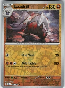 Reverse Holo Excadrill - 086/162 Uncommon SV05: Temporal Forces NM - Picture 1 of 1
