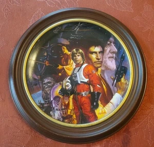 Star Wars Trilogy Hamilton Collector Plate # 1950B 1992 - Picture 1 of 2