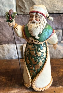Jim Shore Heartwood Creek "Glad Tidings For Christmas" #4035389 Santa Figurine - Picture 1 of 4