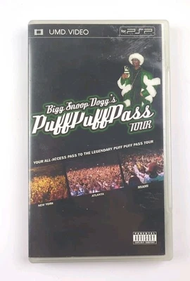 Bigg Snoop Dogg’s Puff Puff Pass Tour Sony PSP UMD Movie Rap Video Complete CIB  Foto 1 de 4