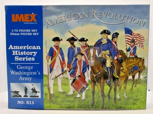 0511 Imex Historia Americana George Washington Ejército 1/72 EMBALAJE ORIGINAL - Imagen 1 de 2