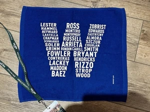 2016 Chicago Cubs World Series Rally Towel W/ Lanyard - Picture 1 of 2