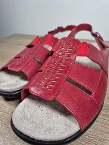 Hotter Candice Slingback-Sandalen Schuhe rot Damen UK 5 - Bild 1 von 5