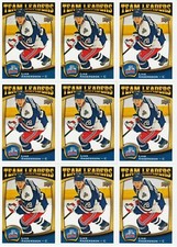 LIAS ANDERSSON 9 CARD LOT 2018-19 UPPER DECK AHL TEAM LEADERS # TL-12 WOLF PACK