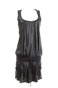 NOLITA DE NIMES Kleid Gr. L / 40 Shirtkleid Seide Satin Sommerkleid Silk Dress - Bild 1 von 3