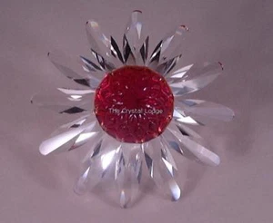 SWAROVSKI SCS RENEWAL GIFT 2000 RED MARGUERITE 252371 MINT BOXED RETIRED RARE - Picture 1 of 2