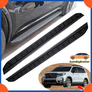 Running Board Fits for Honda Passport 2019 2023 Side Step Nerf Bar Black Steps - Picture 1 of 6