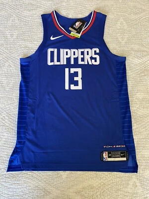 PAUL GEORGE CORTE PROFESIONAL NIKE AUTÉNTICAS LOS ANGELES CLIPPERS NBA TALLA 48 GRANDE Foto 1 de 4