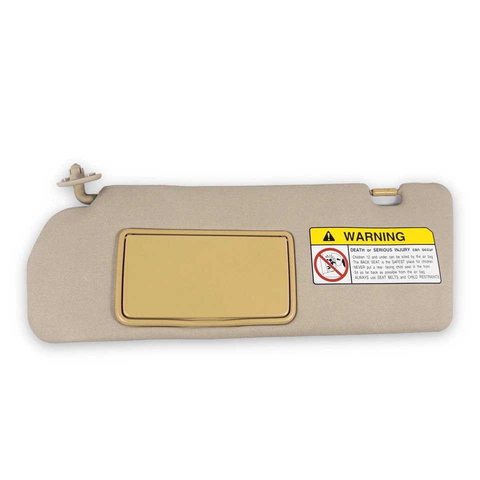 1997-1999 Mitsubishi Montero Sport Driver Left Side Sun Visor Tan - Image 1 of 4