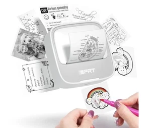 iDPRT Mini Sticker Printer Portable Thermal Printer Bluetooth Inkless Label - Picture 1 of 7