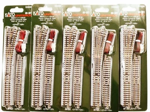Lots of 5 Kato 20-221 Ele. Turnout, Right(#4) N Scale - Picture 1 of 4