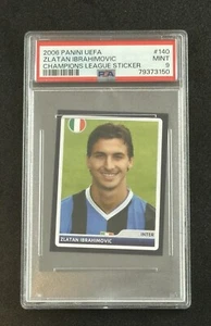 2006 PANINI UEFA CHAMPIONS LEAGUE ZLATAN IBRAHIMOVIC #140 PSA 9 - Picture 1 of 2