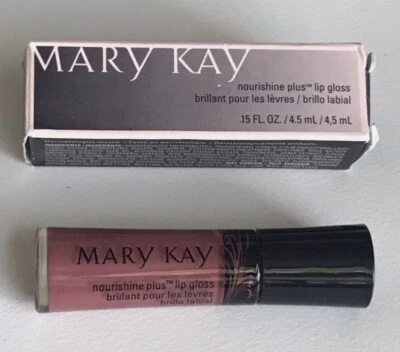 Nuevo En Caja Mary Kay Nourishine Plus Brillo Labial Café Au Lait #047949 Tamaño Completo Foto 1 de 2