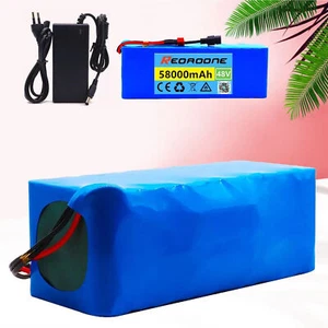 48V 58Ah Lithium 58000M Ah 1000W E-bike Scooter Battery High Capacity + Charger - Picture 1 of 15