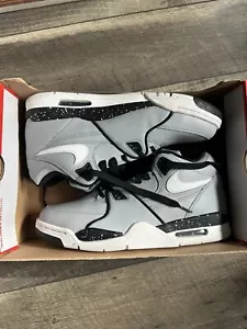 Nike Air Flight 89 Wolf Grey Basketball Sneakers 306252 027 Mens Size 10.5 NEW - Picture 1 of 6