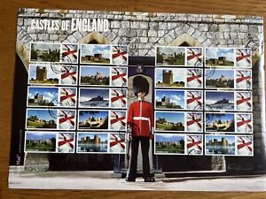 GB 2009 Castles of England SMILERS Sheet LS59 Fine/Used 