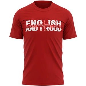 English And Proud T Shirt For Him shirt Football St George's Day Flag 23rd Of... - Picture 1 of 11