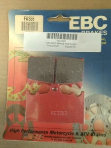 NEW EBC FA366 Organic Rear Brake Pads SUZUKI C-90 2005-2010 VL1500 2002-2004 - Foto 1 di 1