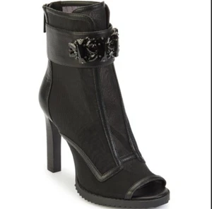 Karl Lagerfeld Blayze schwarze Peeptoe-Pumps 7,5 M - Bild 1 von 8
