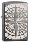 ZIPPO LIGHTER 8 POINTS BLACK ICE LASER AUTO ENGRAVE (99203) GIFT BOXED AU STOCK