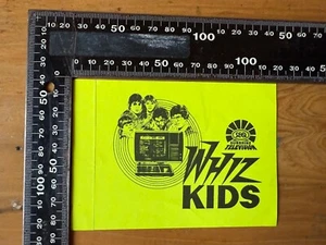 Vintage Whiz Kids Australian SEQ Sunshine Television Unused Sticker Rare - Foto 1 di 3