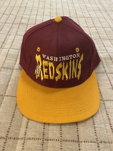 Vintage 90s Washington Redskins Team NFL Prosana SnapBack Hat Cap OS Script - Picture 1 of 3