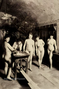 1905 Brothel Women Nude Prostitutes in Bordello 4"x6" Reprint Photo BU1M - Picture 1 of 2