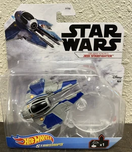 STAR WARS - Hot Wheels Starships - Obi Wan Kenobi’s Jedi Star fighter -GWV35-New - Picture 1 of 2