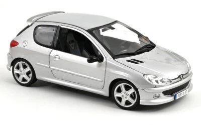 PEUGEOT 206 RC - 2003 - silver - NOREV 1:18 - Photo 1/4