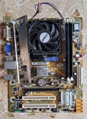 Scheda Madre Sapphire PE-AM2RS740G2 CPU AMD Athlon II X2 250 3Ghz 2GB Ram AM2 - Immagine 1 di 2
