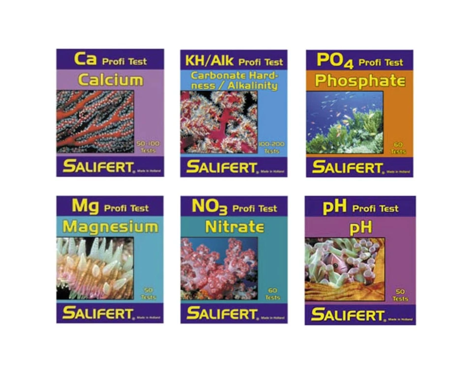 Kit combinado de pruebas de arrecifes Salifert Master - Acuarios de agua salada Foto 1 de 1