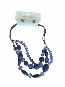 Sophia And Kate Blue Necklace & Earrings Set — Fashion Jewelry - Picture 1 of 1
