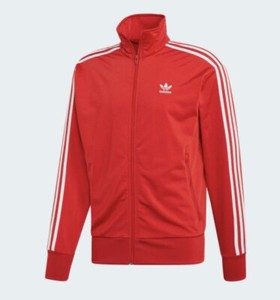 mens red adidas jacket