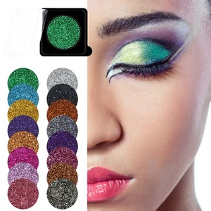 Variety DIY Shiny Eyeshadow Plate Monochrome Glitter Powder Stage Show Makeup - Picture 1 of 37