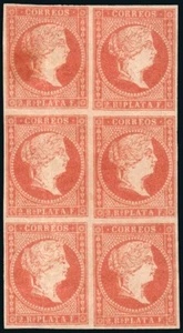 Antillas - Edi * 9 Bl. 6 - 1857 - 2 reales - Picture 1 of 1