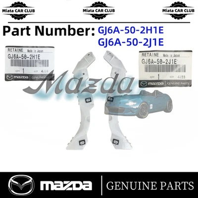 Juego de retenedor de parachoques trasero derecho e izquierdo genuino OEM NUEVO 2003-2008 Mazda6/Speed6 Foto 1 de 4
