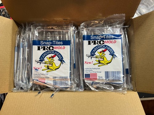 5-Pack) Pro-Mold Mini Snap Tite Card Holders 20pt Size Improved Arrow Corners | UK