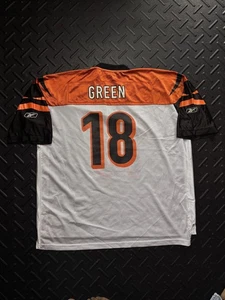 Cincinnati Bengals Jersey Mens 3XL NFL Football A.J. Green Reebok Shirt - Picture 1 of 8
