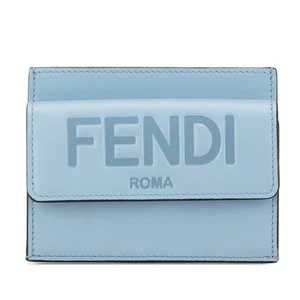 FENDI Logo ROMA Card Case Card Case 8M0423 Women 【Used】 - Picture 1 of 8