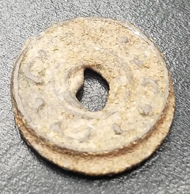 802 柬埔寨硬币 | 花卉设计 | 高棉帝国古董吴哥世界硬币 — 第 1/2 张图片