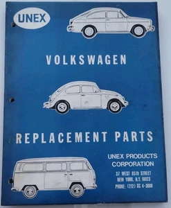 1968 Unex Volkswagen VW Vintage Catalog - Picture 1 of 12