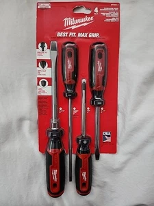 Milwaukee Cushion Grip Schraubendreher-Set - 4-teilig *Neu - Bild 1 von 2