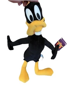 Daffy Duck Plush Looney Tunes Stuffed Toy Nanco Vintage New Y2K Tags Warner Bro - Picture 1 of 8