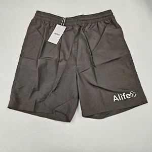 NEW Men's ALIFE Basics Swim - Run Nylon Shorts / Brown / Size Medium - Picture 1 of 3
