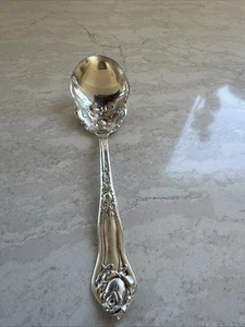Stratford Silver Co. 1900's Antique Ornate Rose Silver Plated 6-1/4" AX1 Spoon - Picture 1 of 15