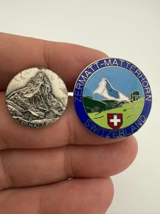 Zermatt Matterhorn Switzerland Pin Set *note - damage* - Picture 1 of 5