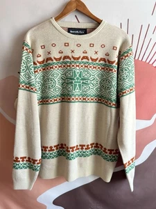 Rooster Teeth Sweater Men’s Size Large Fair Isle Fall Holiday Casual - Picture 1 of 10